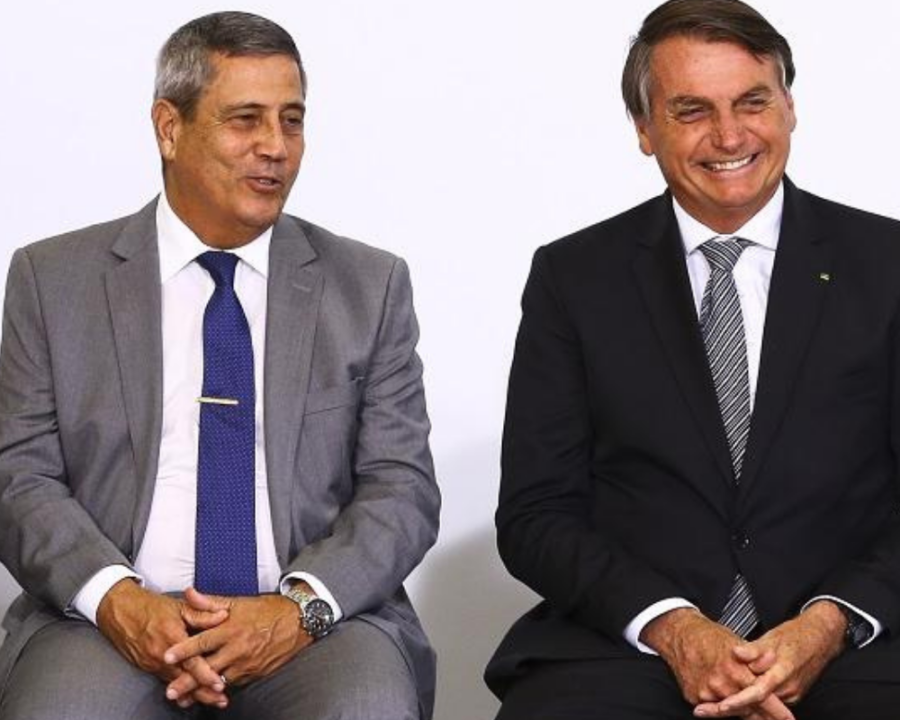 Braga Netto e Jair Bolsonaro