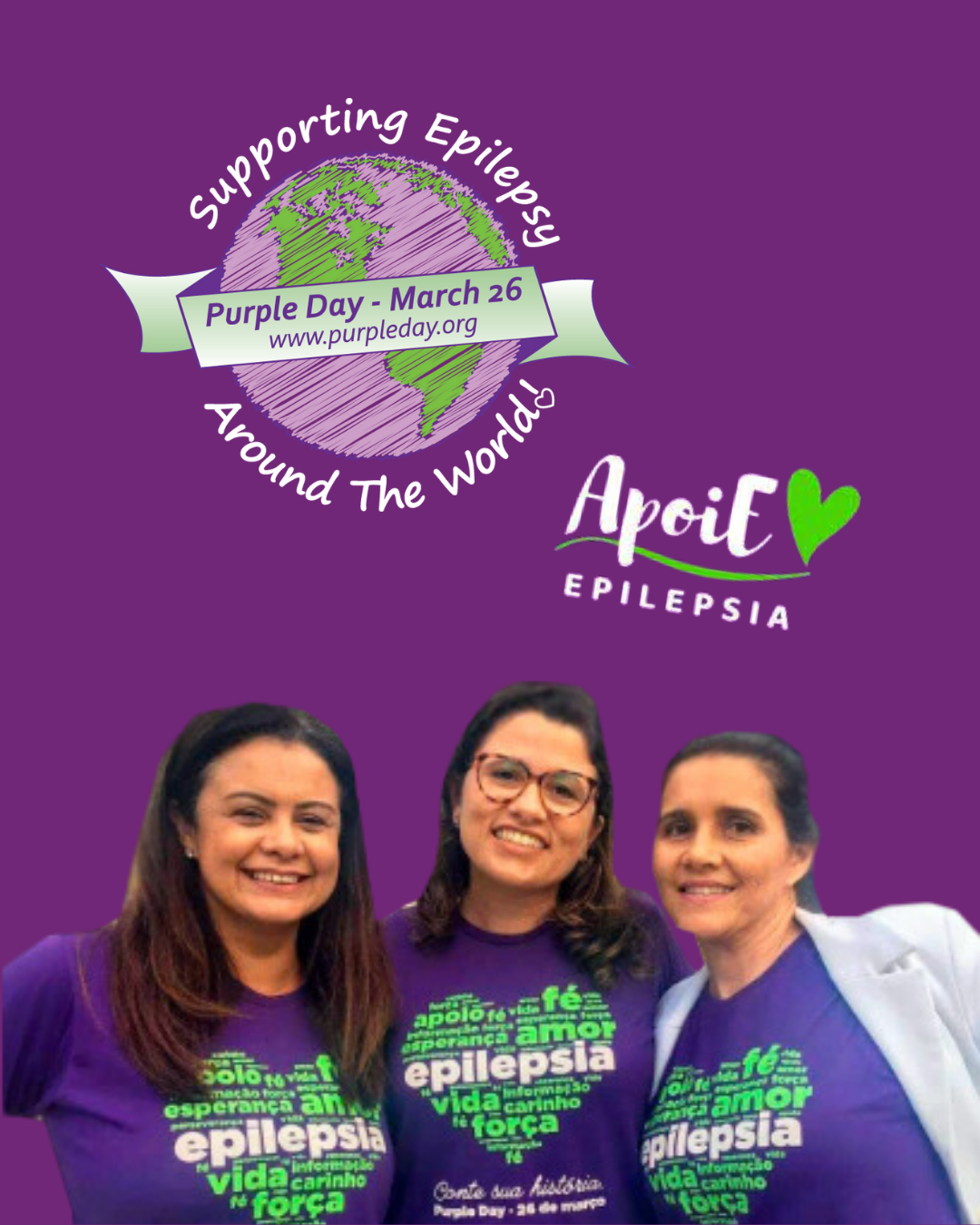 Campanha mundial Purple Day tem dia de conscientização sobre