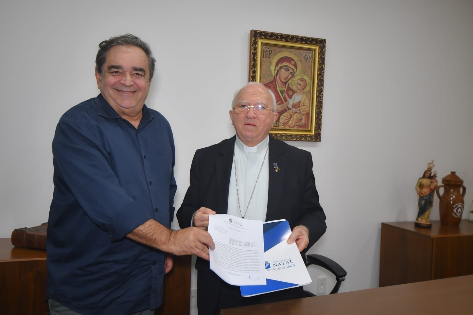 Álvaro Dias e Dom Jaime