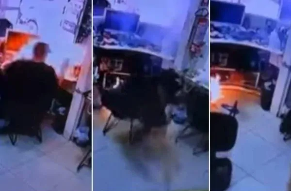 Explosão de celular