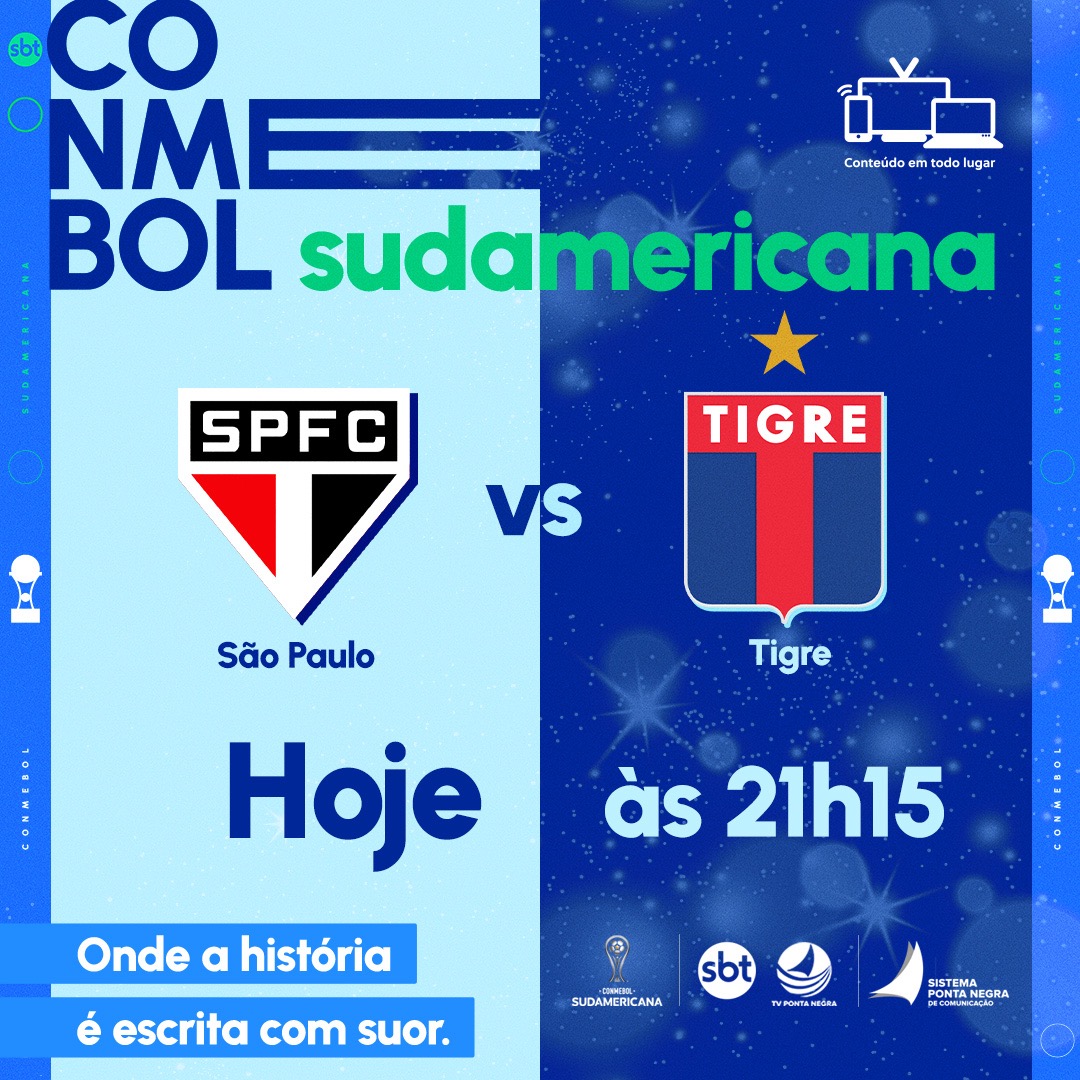 Palpite: São Paulo x Tigre - Sul-Americana - 27/06/2023