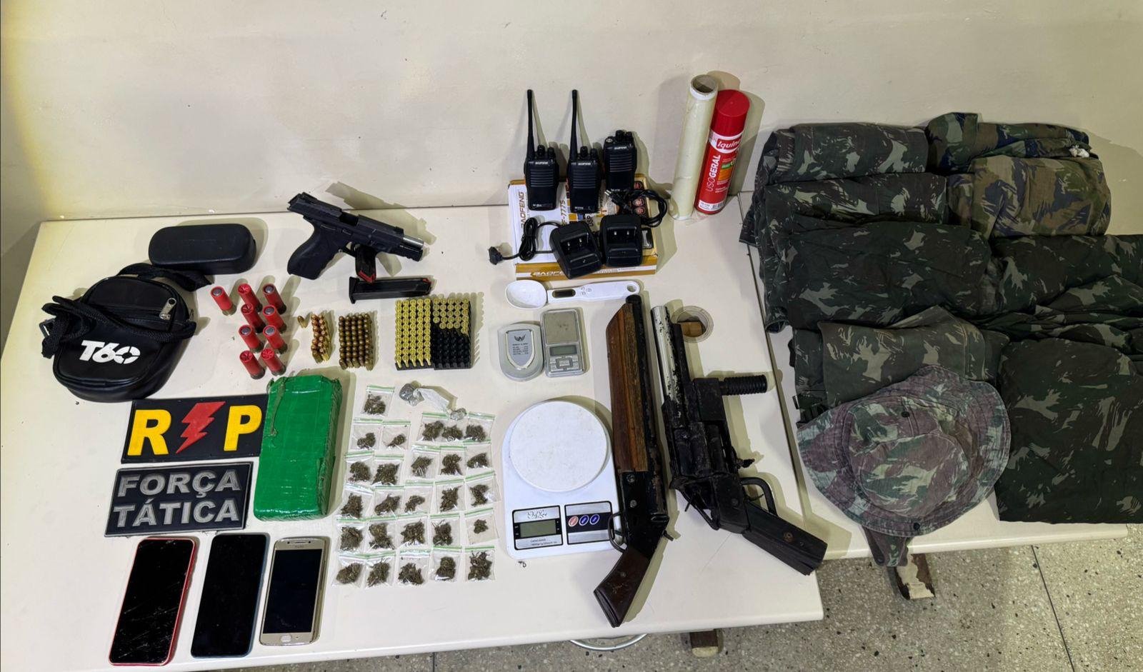 Nove presos em ação contra facção criminosa Zona Norte de Natal