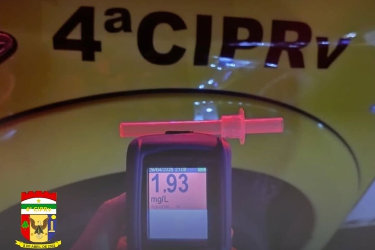 Maior índice de embriaguez ao volante registrado no RN