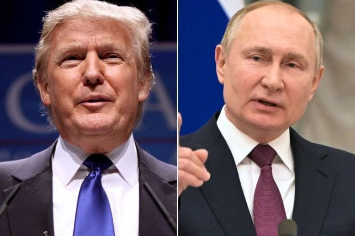 O presidente Donald Trump criticou o líder russo, Vladimir Putin