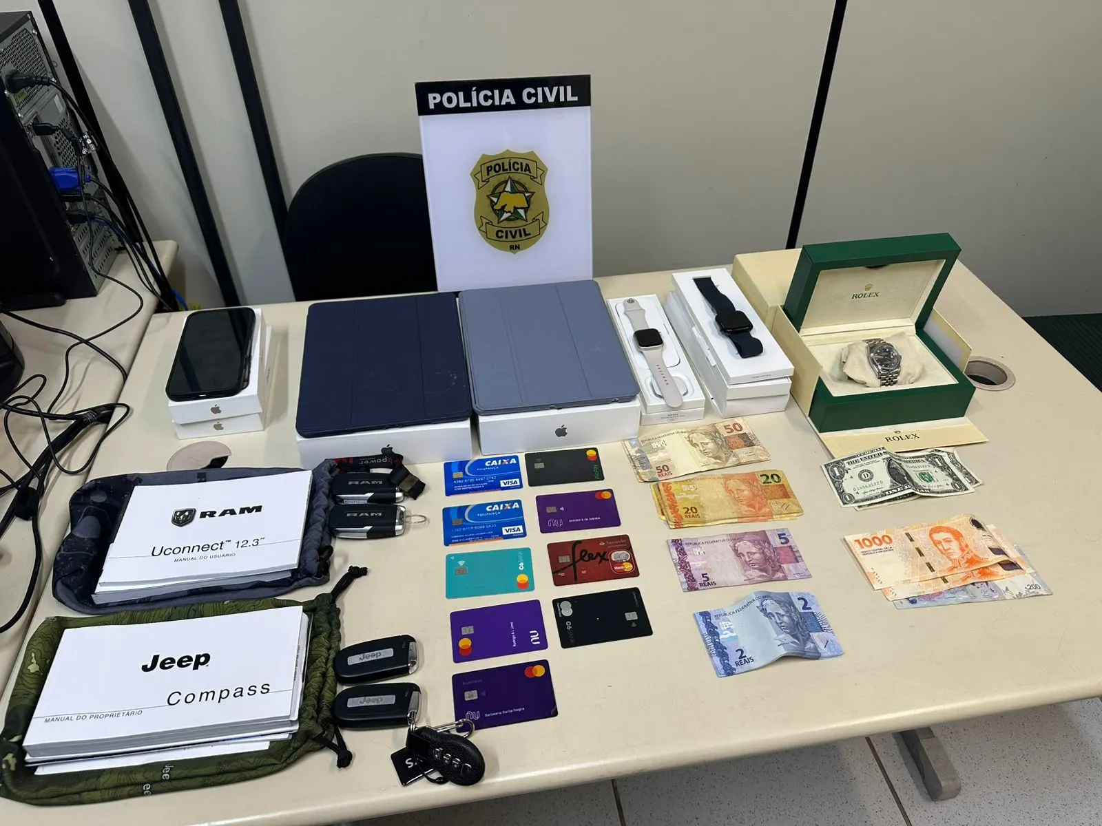 "Operação Jackpot": Polícia Civil prende três pessoas e bloqueia R$ 5 milhões