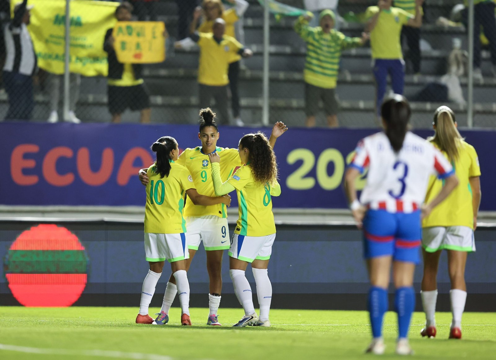 A atacante Amanda Gutierres chegou ao terceiro gol e é vice artilheira da Copa América