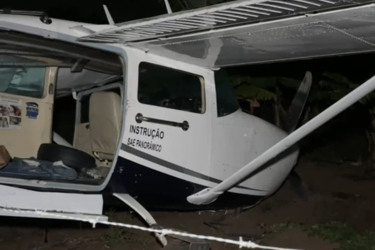 Acidente aéreo em Macaíba com pouso forçado de avião