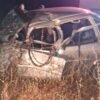 Acidente entre ônibus e carro deixa ferido na RN-016 em Assú