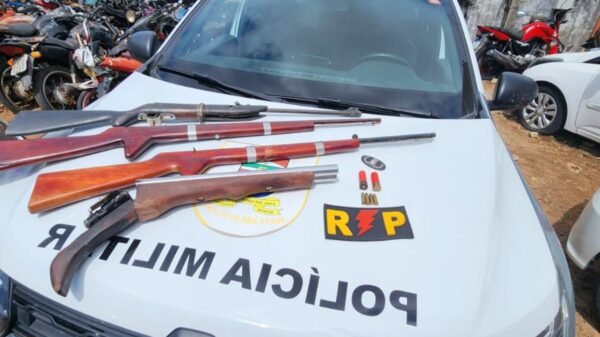 Fábrica de armas artesanais localizada pela PM na zona norte de Natal