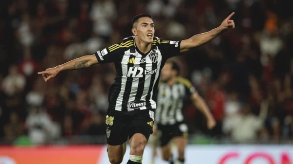 Cuello marcou o gol da vitória do Galo