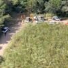 Helicóptero Potiguar 02 foi acionado para apoiar buscas por criminosos que sequestraram um comerciante em Goianinha. Ação ocorre em São José de Mipibu.