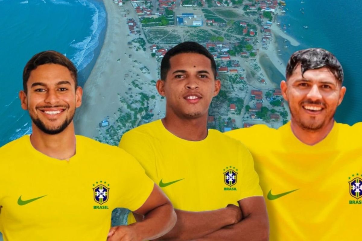 Três atletas de Galinhos são convocados para a Seleção Brasileira de Beach Soccer e vão disputar amistosos internacionais na Guatemala em setembro.