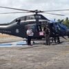Helicóptero Potiguar 02 transportou rim de João Pessoa para Natal nesta quinta-feira (25). Órgão foi levado para unidade médica onde será feito o transplante.