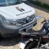 Polícia Militar prende suspeito de assaltar mototaxista em Ceará-Mirim. Motocicleta foi recuperada com rastreador e arma apreendida.