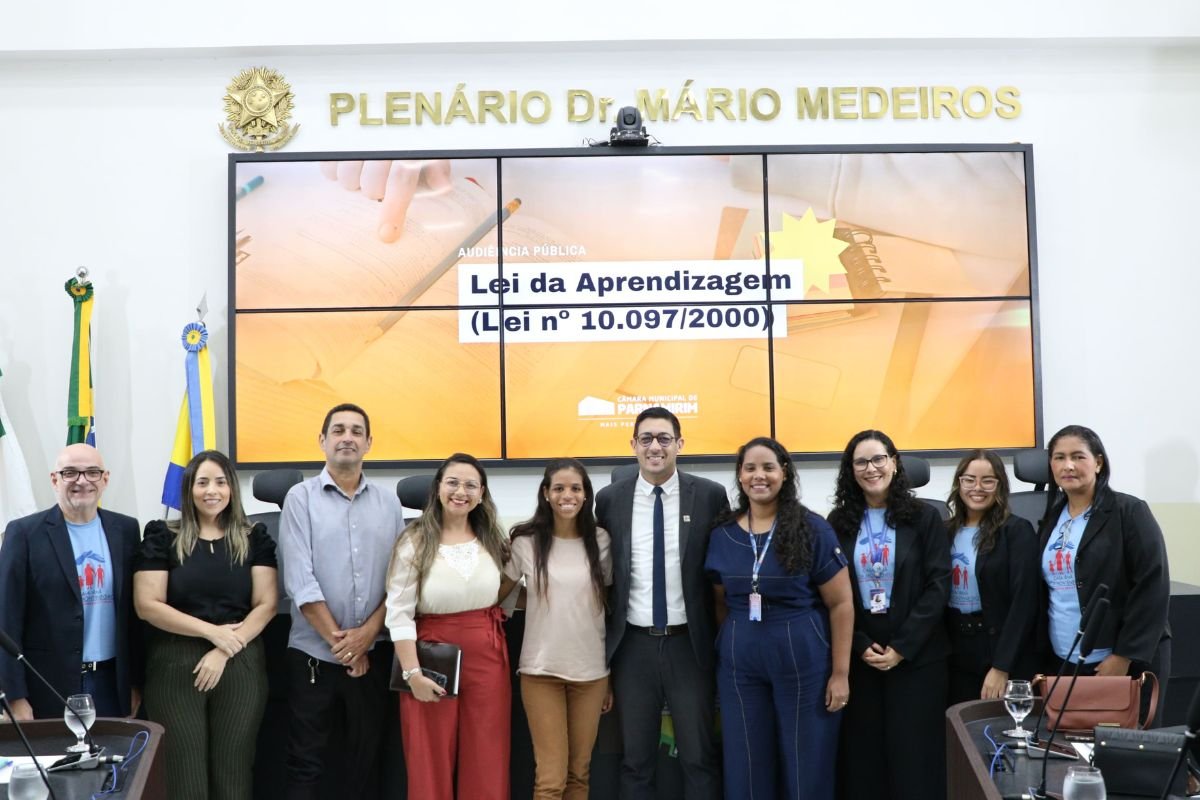 Câmara de Parnamirim realiza audiência pública sobre a Lei da Aprendizagem, destacando oportunidades de capacitação e inserção de jovens no mercado de trabalho.