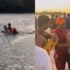 Dois pesquisadores ficam ilhados por seis horas na praia de Camapum, Macau (RN), e são resgatados com segurança por PM e bombeiros.