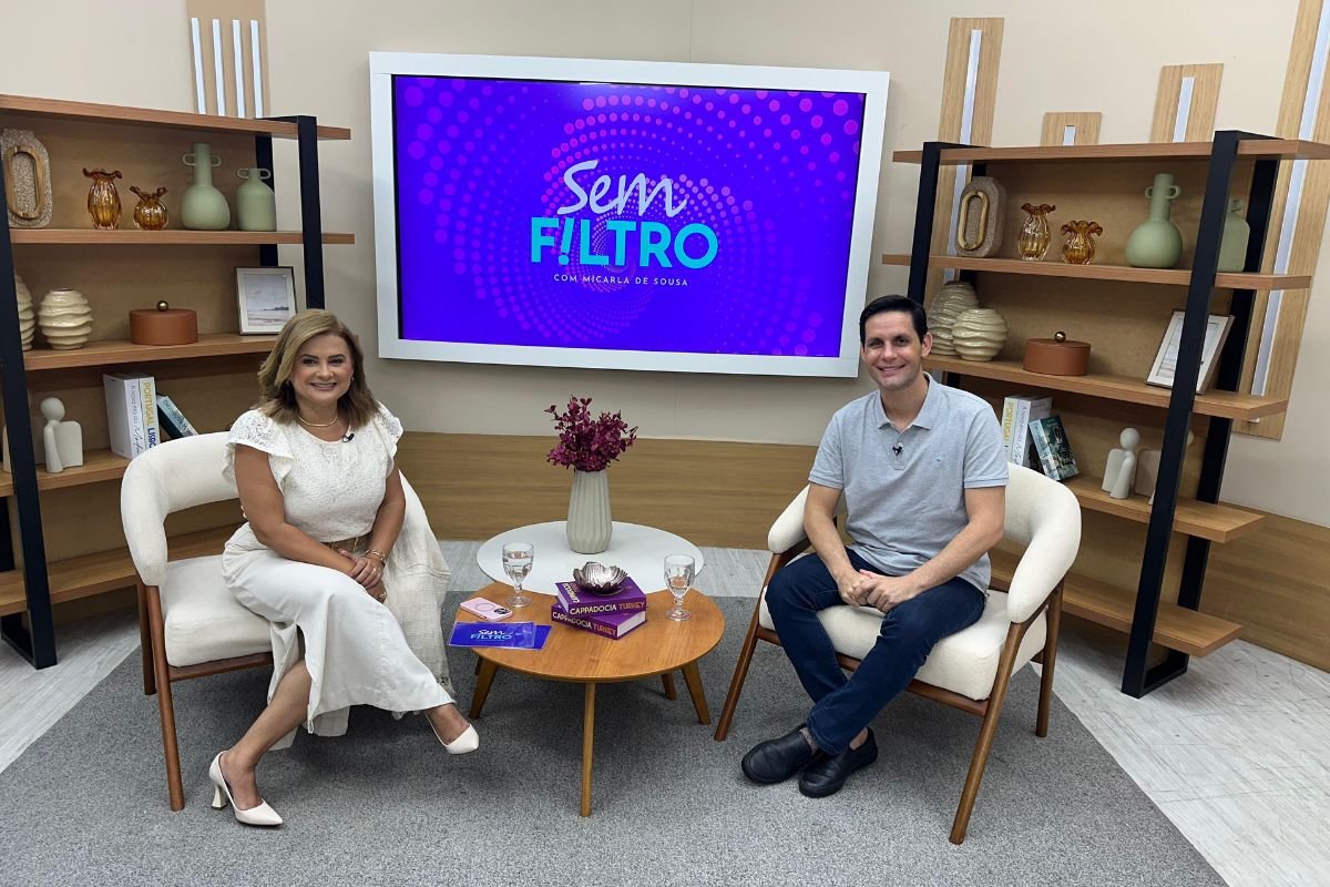 Programa “Sem Filtro com Micarla” estreia quarta temporada neste sábado (18), ao meio-dia, na TV Ponta Negra, com entrevista de Rafael Motta.