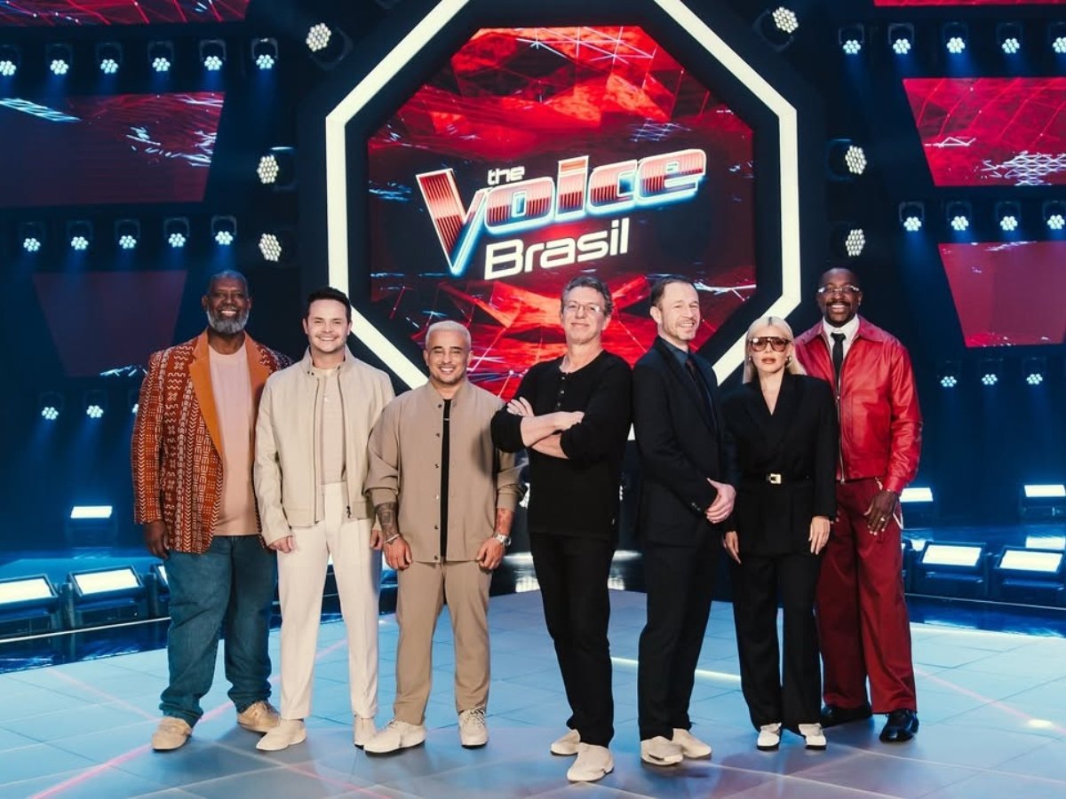 técnicos The Voice Brasil 2025 Mumuzinho Péricles Duda Beat Matheus & Kauan, Boninho e Thiago Lifert