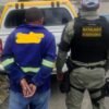 Polícia prende homem em Extremoz por tentativa de feminicídio contra ex-companheira. Acusado agrediu a vítima violentamente.