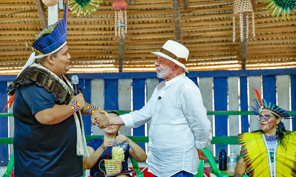 Presidente Lula em visita na COP 30