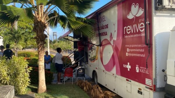 UFRN realiza Mutirão de Mamografia nos dias 24 e 25, com 70 exames diários para mulheres de 40 a 75 anos em Natal. Atendimento por ordem de chegada.