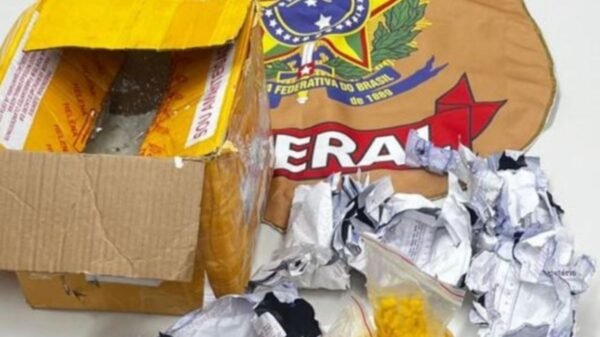 Polícia Federal apreende mil comprimidos de droga sintética enviados do Rio de Janeiro para Natal. Material estava escondido em encomenda dos Correios.