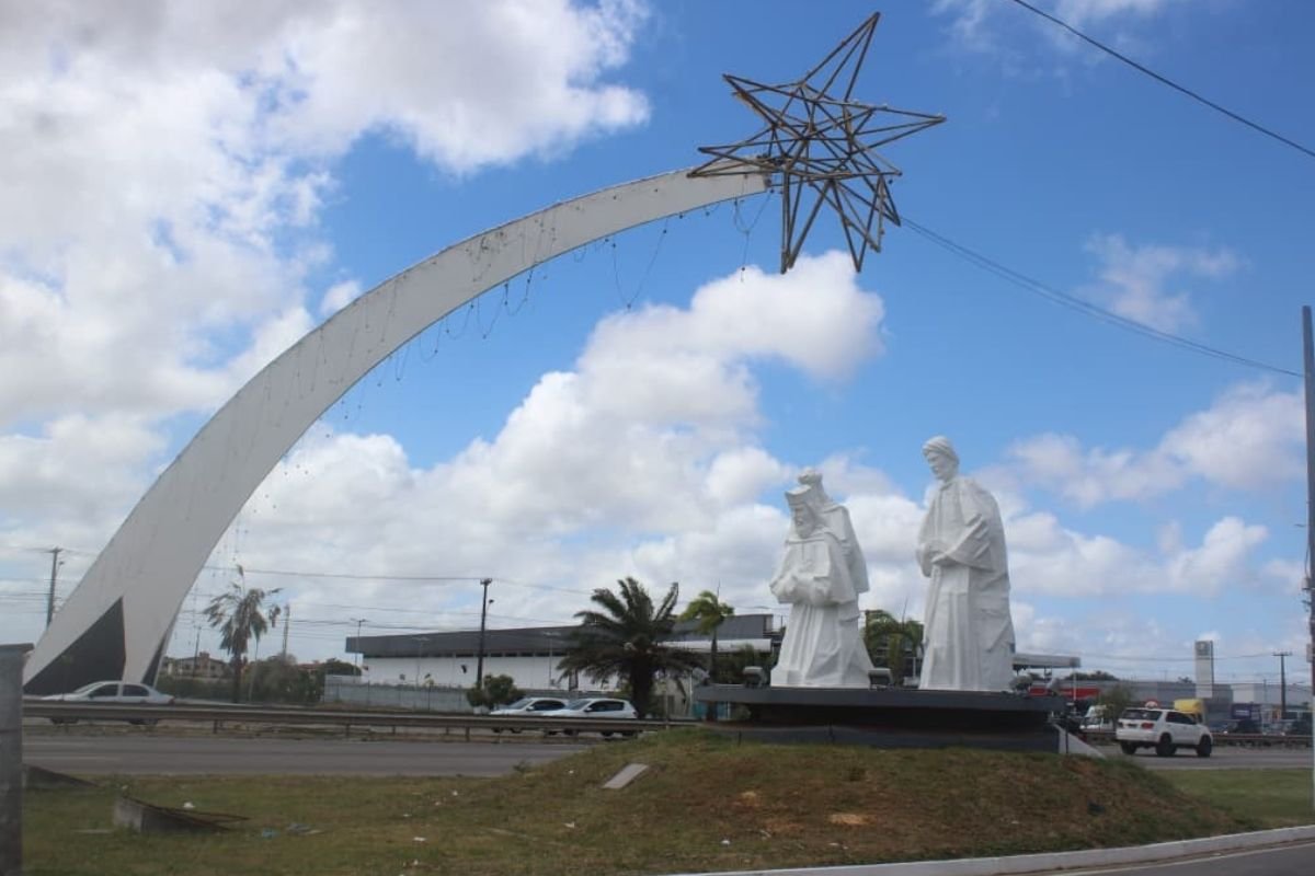 Prefeitura de Natal conclui em 30 dias as obras de recuperação do Pórtico dos Reis Magos, símbolo da capital potiguar.