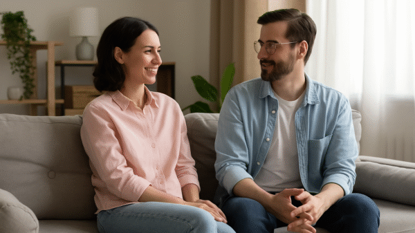 Casal em casa representando famílias com duas pessoas no Rio Grande do Norte, segundo Censo 2022 do IBGE.