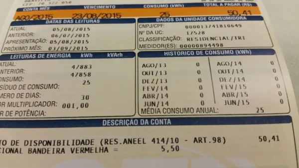Consumidor terá redução no preço da energia elétrica em dezembro após mudança para bandeira amarela