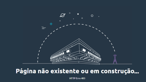Imagem do site da FNF-RN fora do ar