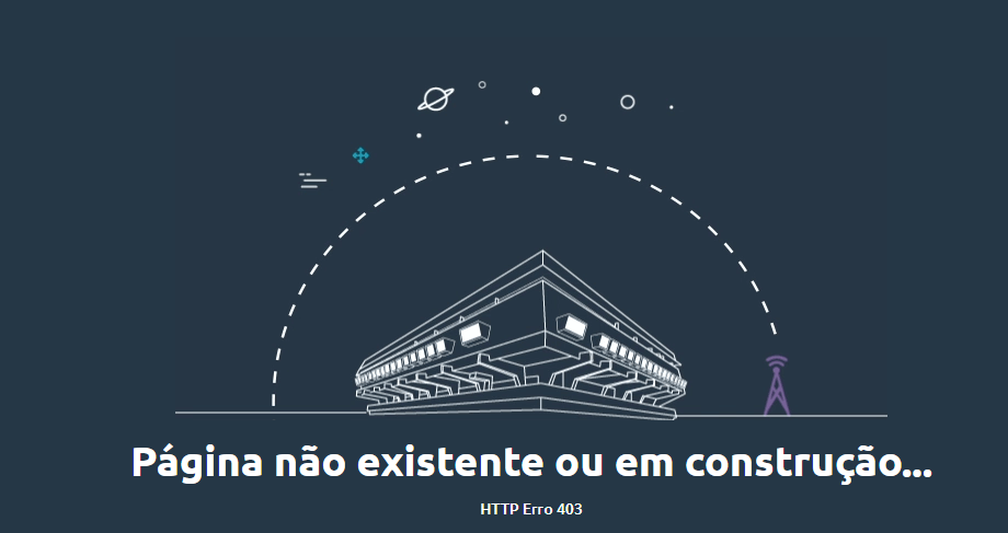 Imagem do site da FNF-RN fora do ar