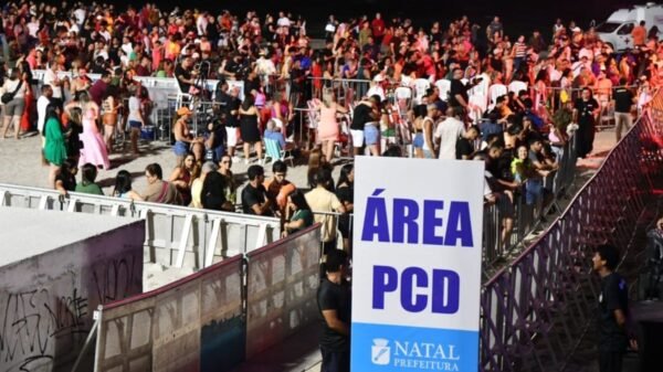 Prefeitura do Natal orienta público PCD sobre chegada antecipada, regras de acesso e uso dos espaços durante os shows do Natal em Natal.