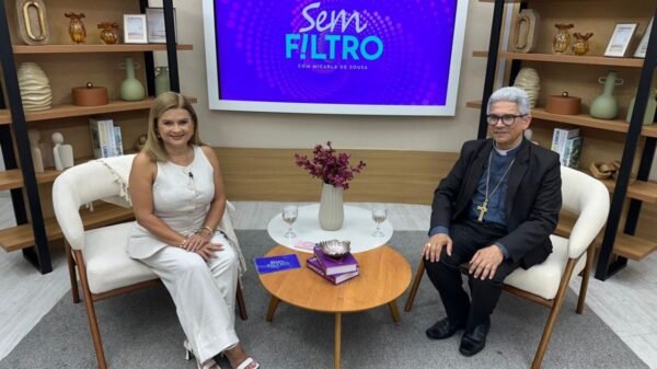 Sem Filtro com Micarla retorna neste sábado (13) com entrevista especial com Dom João Santos, que fala sobre fé, acolhimento e desafios da vida humana.