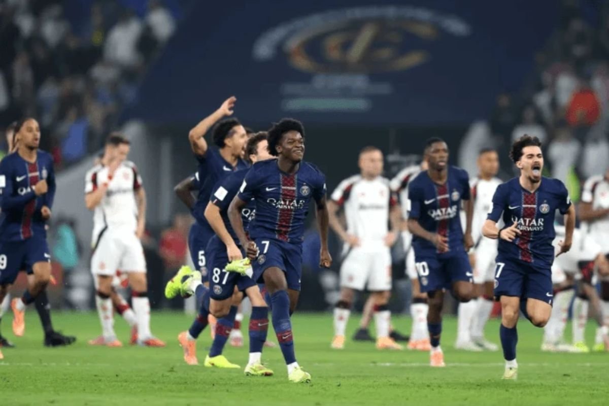 Flamengo empata com o PSG, perde nos pênaltis e fica com o vice da Copa Intercontinental de Clubes da Fifa, disputada no Catar.