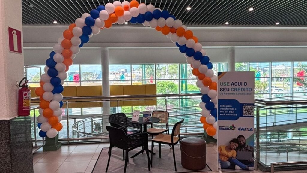A CAIXA realiza ação do Programa Reforma Casa Brasil em Natal, de 15 a 19 de dezembro, oferecendo orientação e simulações para financiamento de reformas.