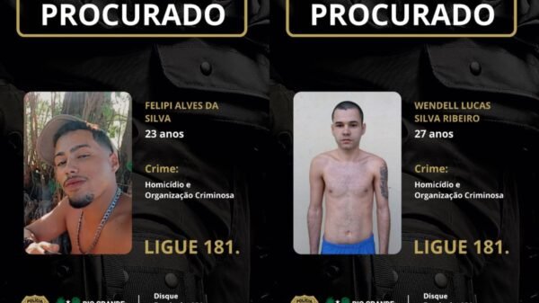 A Polícia Civil identificou quatro suspeitos de sequestro no RN que terminou em morte. Dois foram presos e dois continuam foragidos. Buscas seguem em andamento.