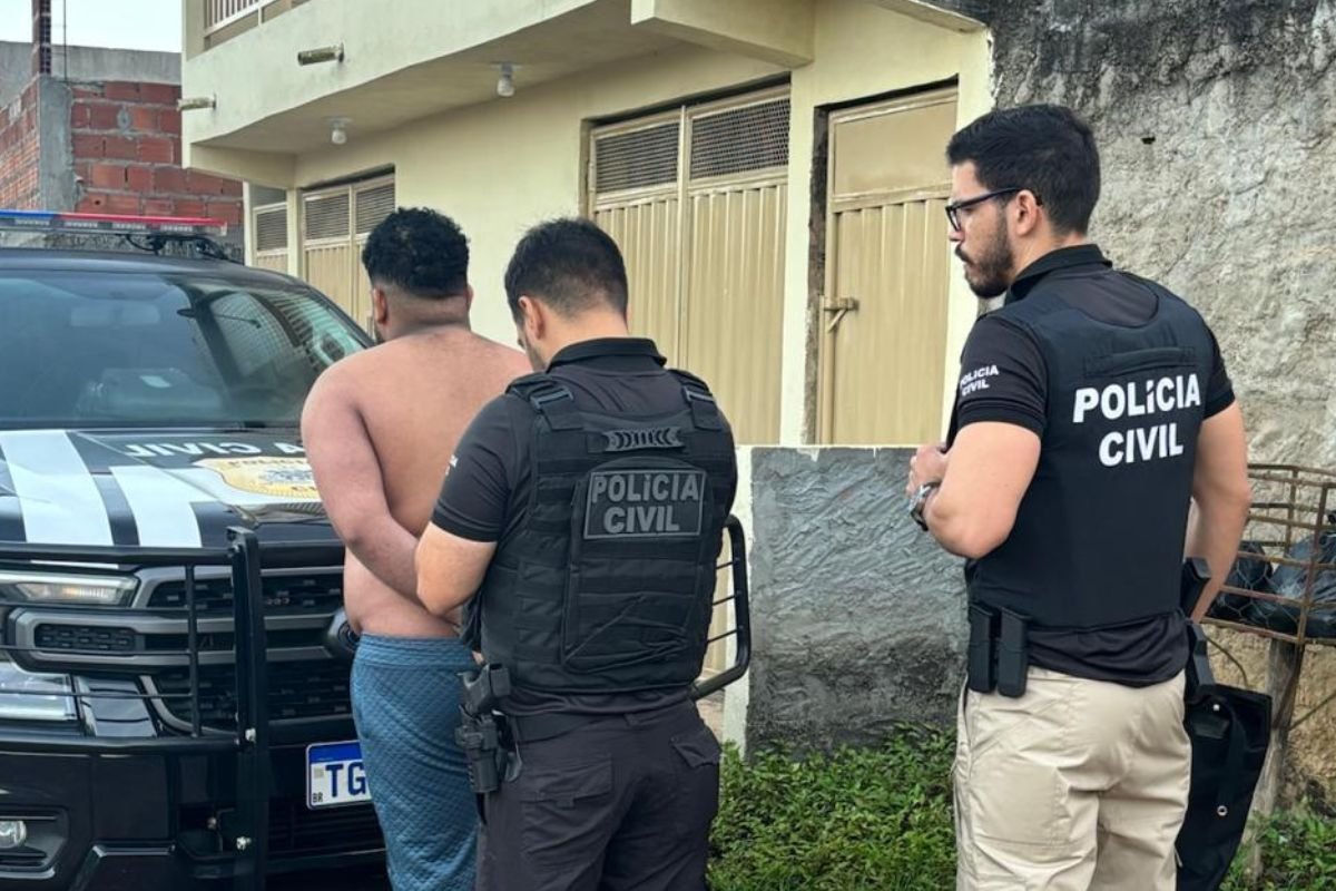 Polícia Civil do RN e da Bahia prende homem suspeito de estupro de vulnerável virtual e pornografia infantil em Catu, no interior baiano.