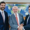 Presidente Lula na foto com o nomo ministro da justiça Wellington César Lima e Silva