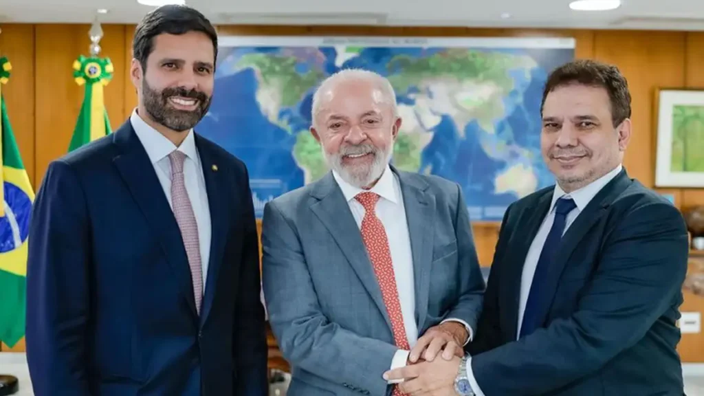 Presidente Lula na foto com o nomo ministro da justiça Wellington César Lima e Silva