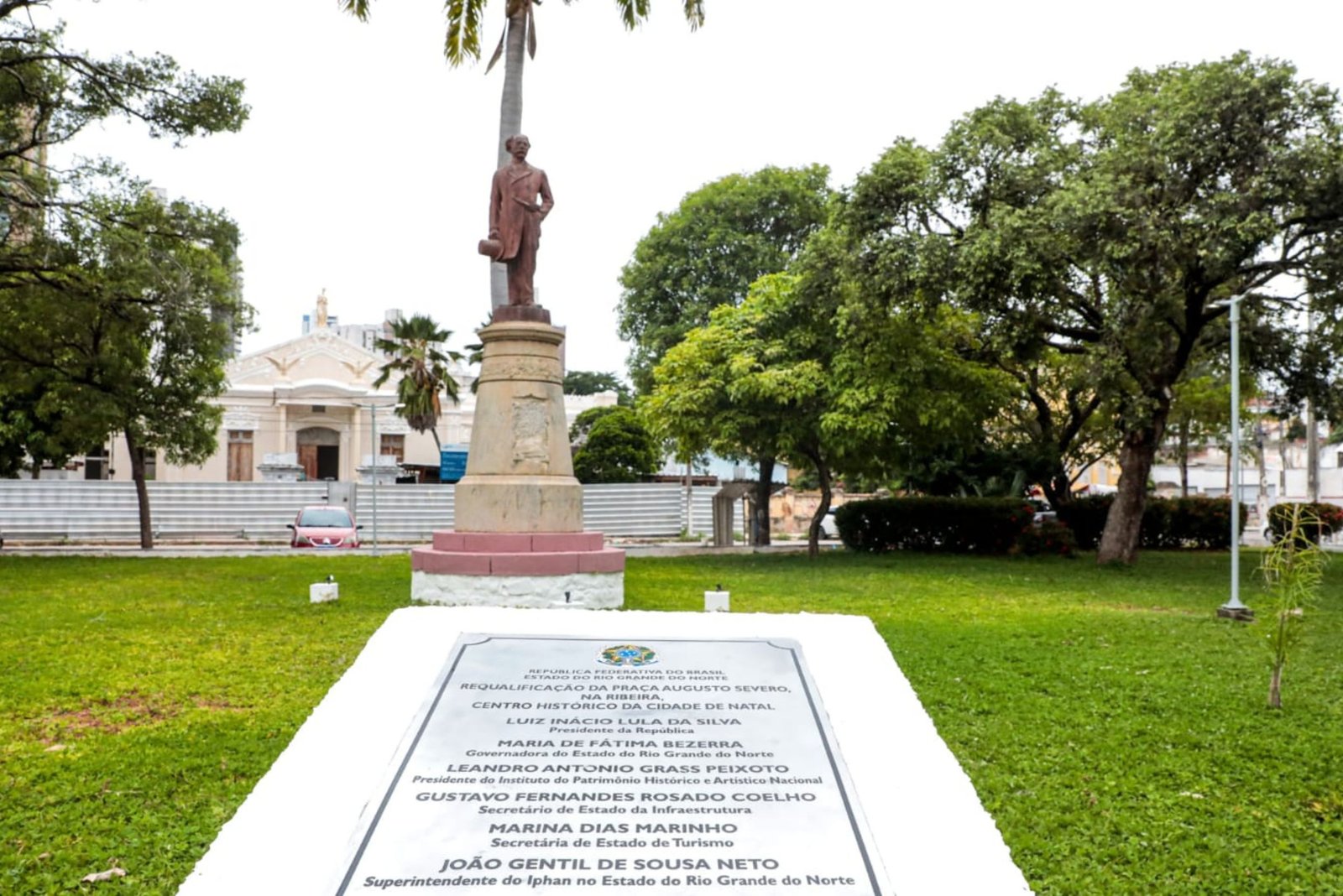 Imagem da Requalificação da Praça Augusto Severo, na Ribeira