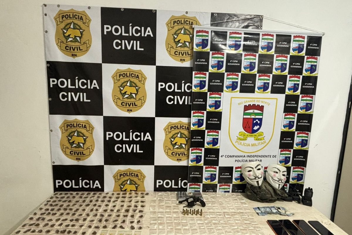 Operação Liberdade prende suspeito, apreende adolescentes e drogas durante ação policial na praia de Pipa, no litoral do RN.