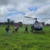 Evacuação aérea no RN resgatando famílias ilhadas