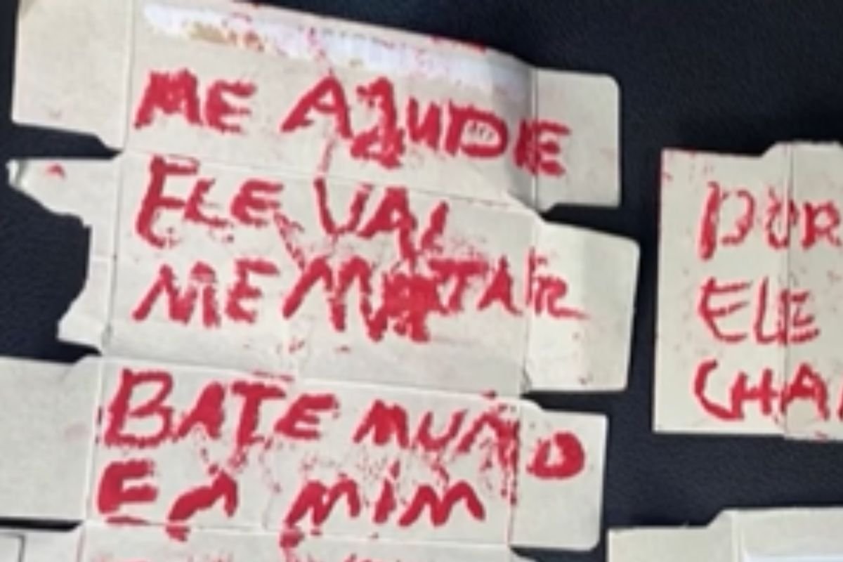 Bilhetes com pedidos de socorro ajudaram a salvar mulher mantida em cárcere em Natal. Suspeito foi preso após tentar fugir.