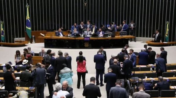 O plenário da Câmara durante votação da PEC da Segurança | Kayo Magalhães/Câmara dos Deputados