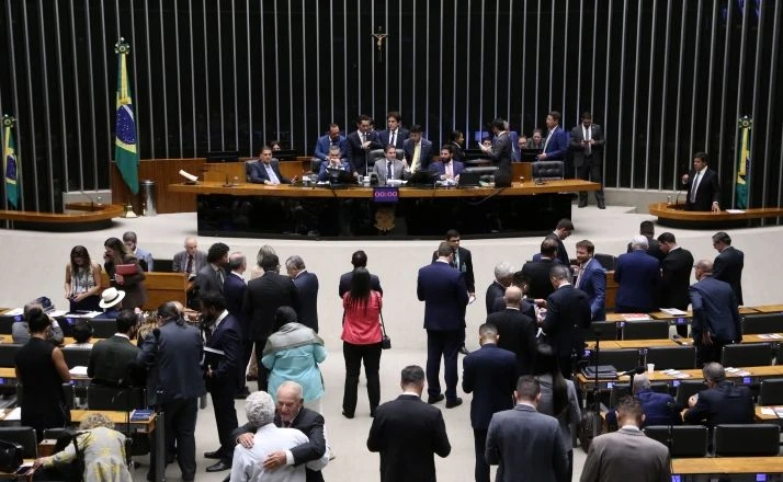 O plenário da Câmara durante votação da PEC da Segurança | Kayo Magalhães/Câmara dos Deputados
