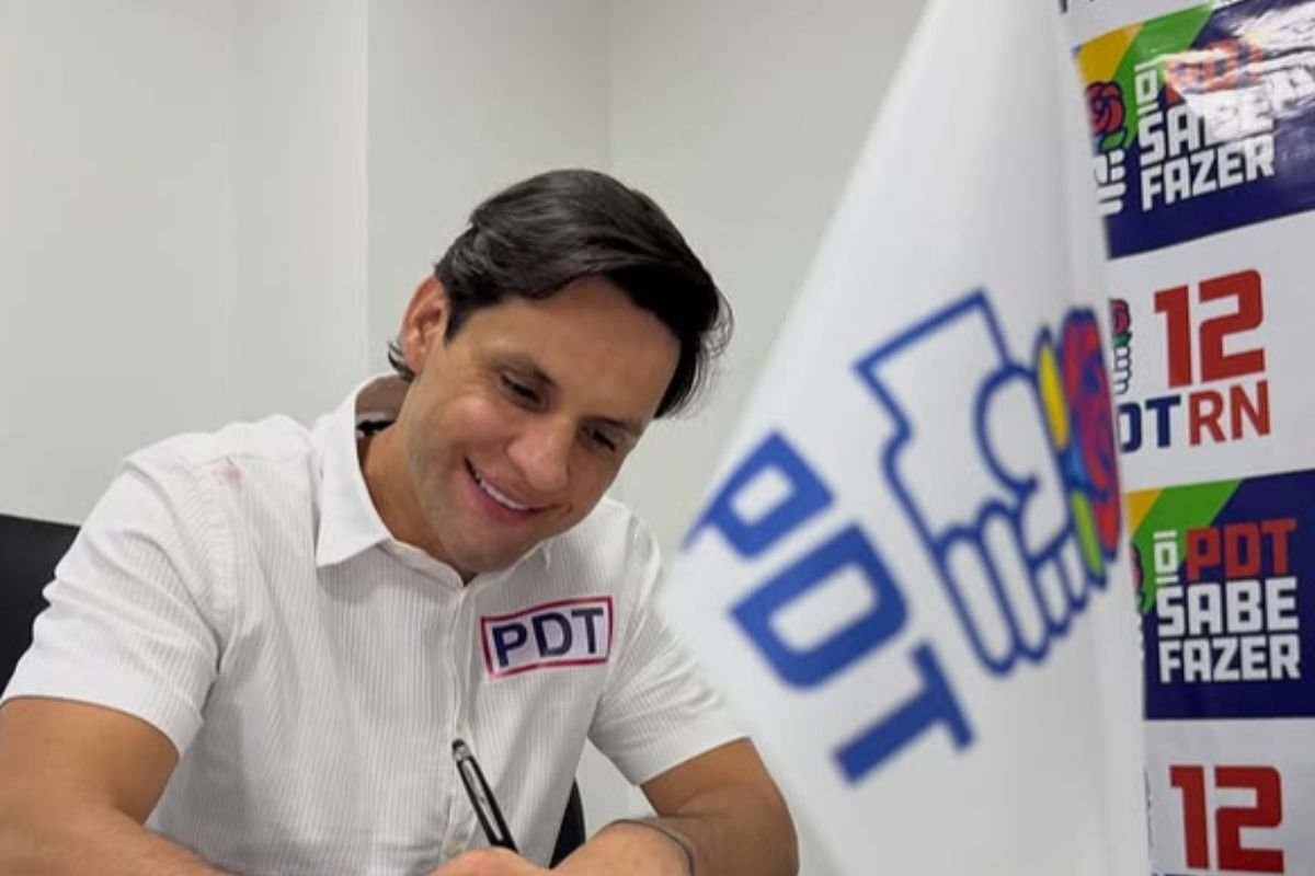 Rafael Motta confirma filiação ao PDT no RN e reforça articulação política da legenda para as eleições de 2026.