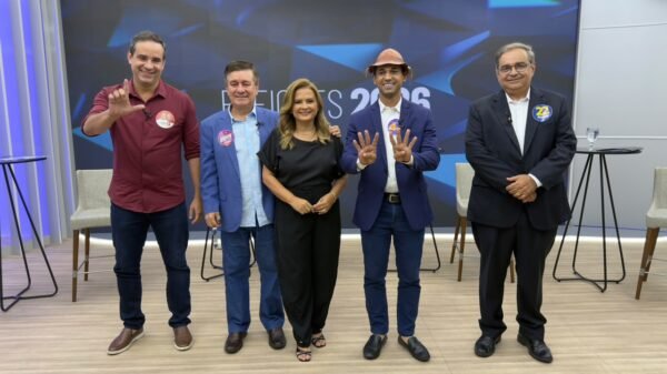 candidatos ao governo do RN com a apresentadora Micarla de Sousa