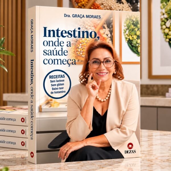 Nutricionista Graça Moraes lança livro sobre saúde intestinal em Natal Legenda: